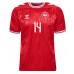 Maillot de foot Danemark Mikkel Damsgaard #14 Domicile vêtements Europe 2024 Manches Courtes